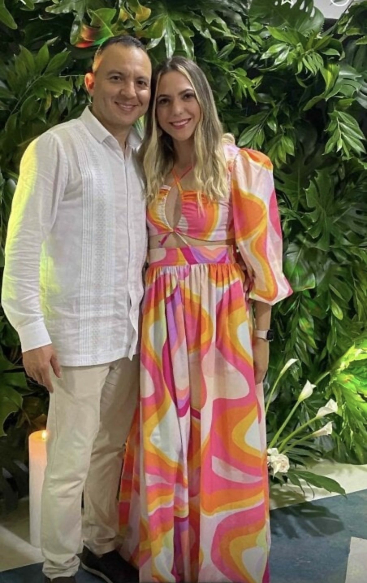Vestido elegante largo - Liliana Meza