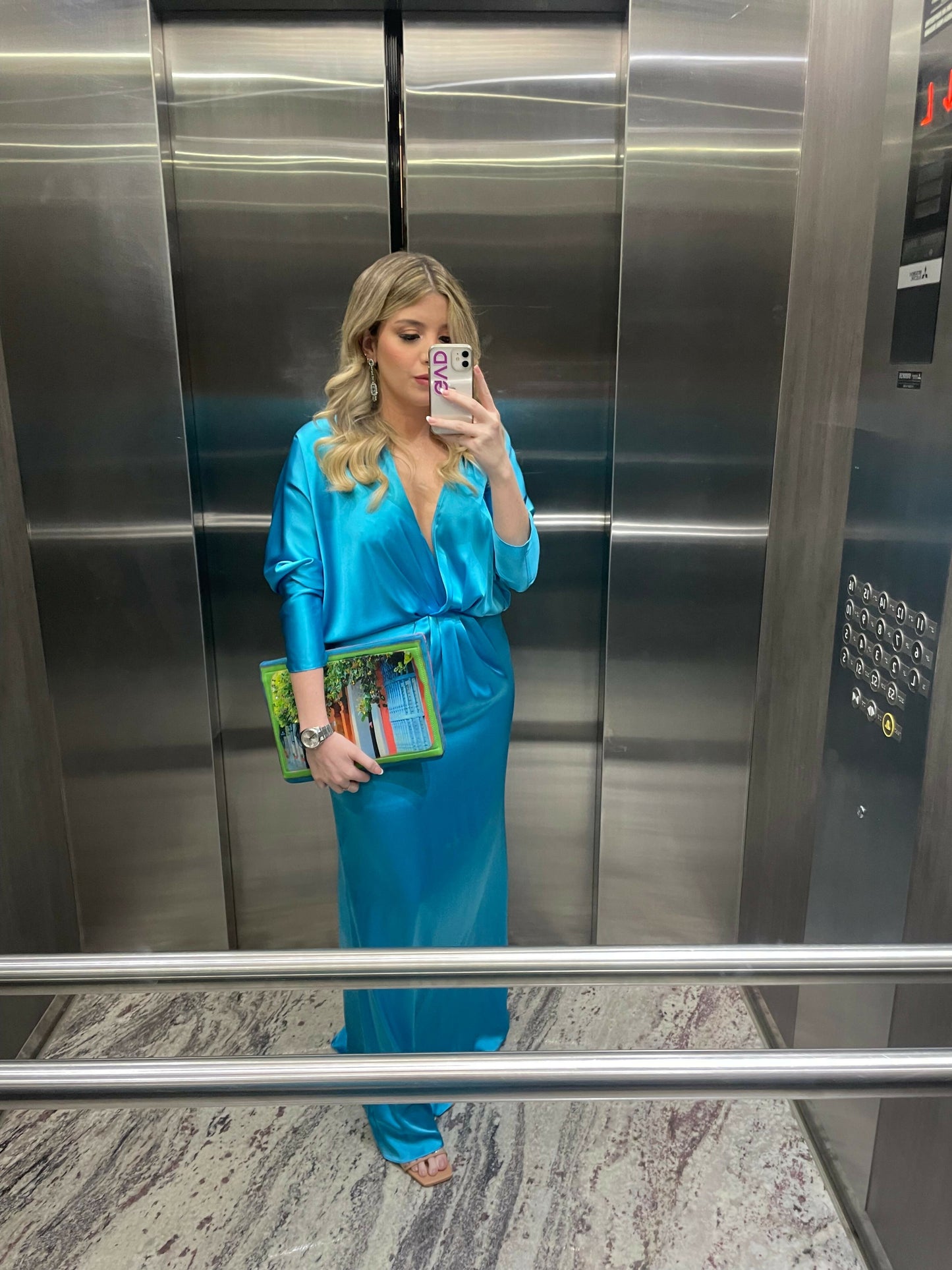 Vestido Satinado - Geraldine Lustgarten