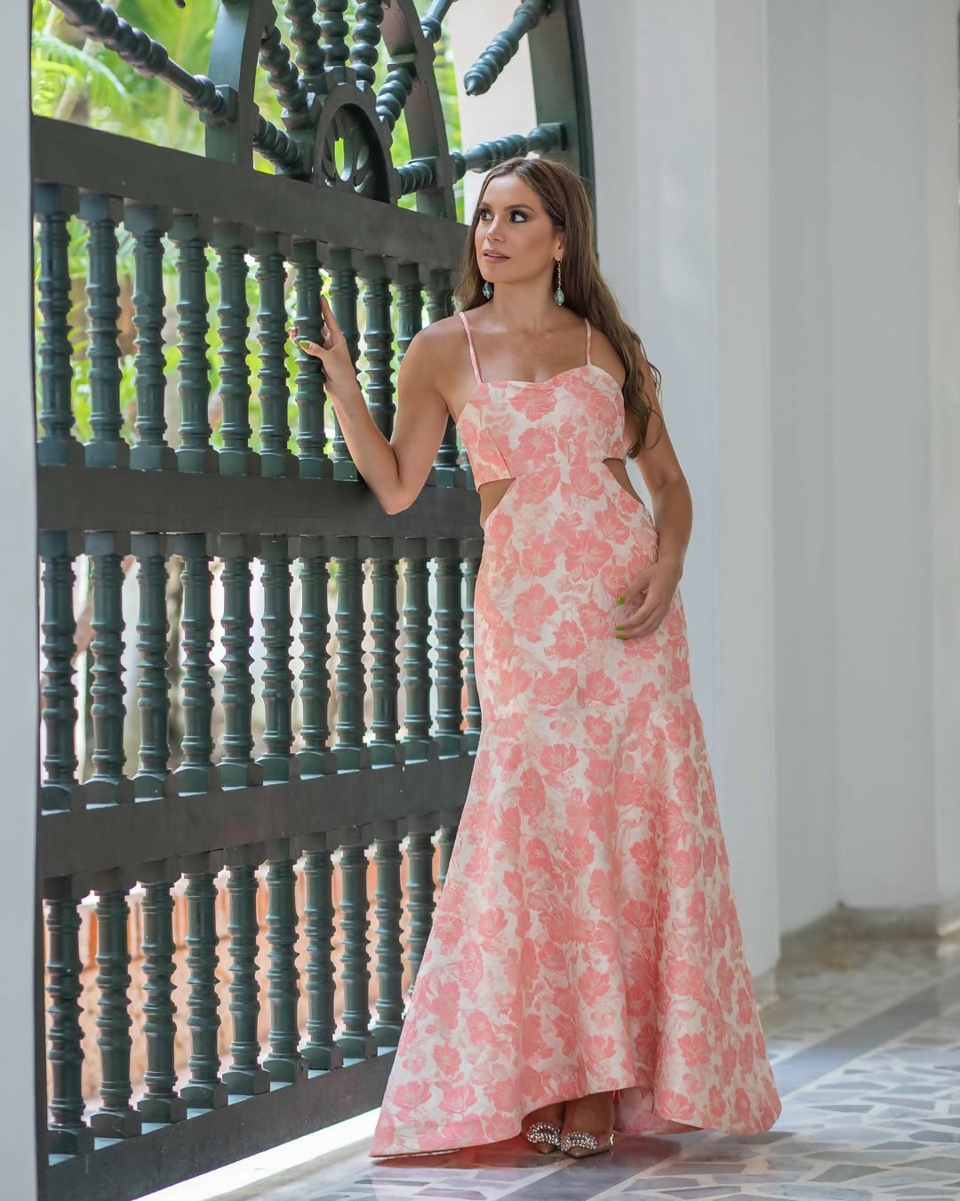 Vestido Estampado Coral - Colección 2023