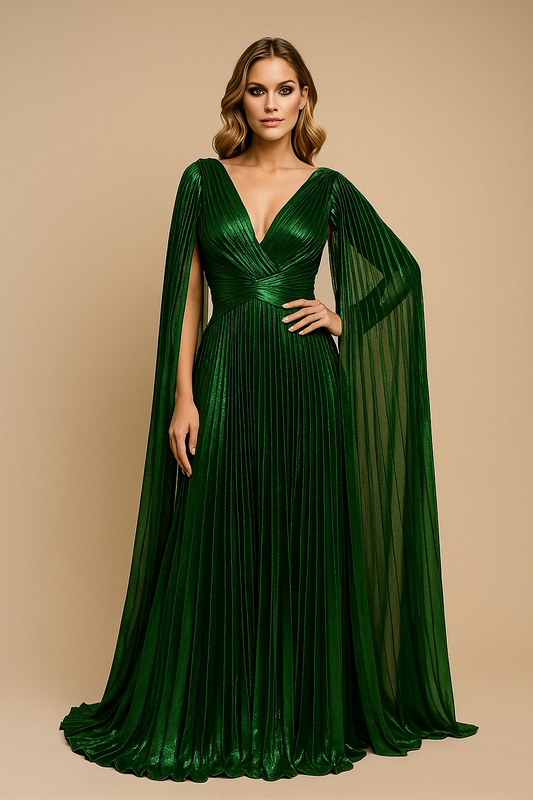 Vestido de Gala Verde Esmeralda –Paola Medina