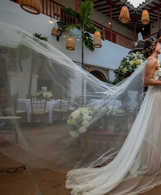 Capa para vestido de novia