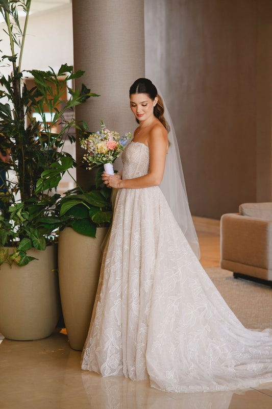 Vestido de Novia - Amalin de Hazbún