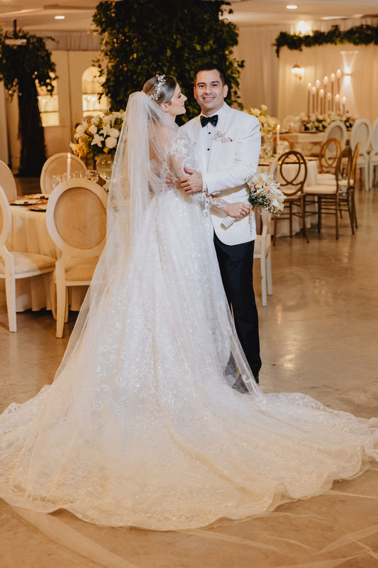 VESTIDO NOVIA- LIZETH CUETER