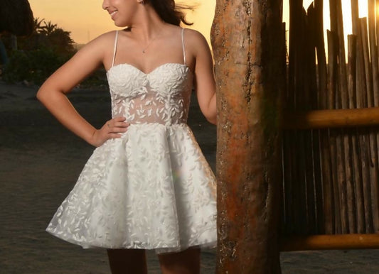 Vestido corto de novia - Erika Quizena