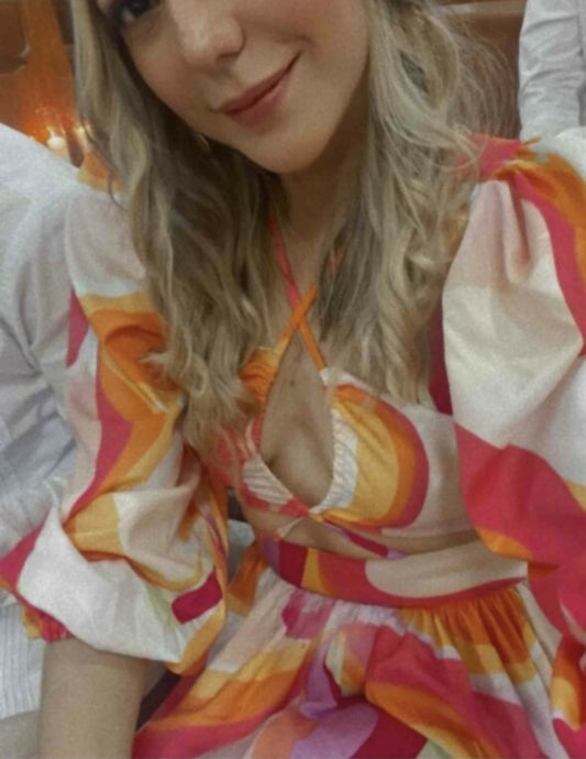 Vestido elegante largo - Liliana Meza