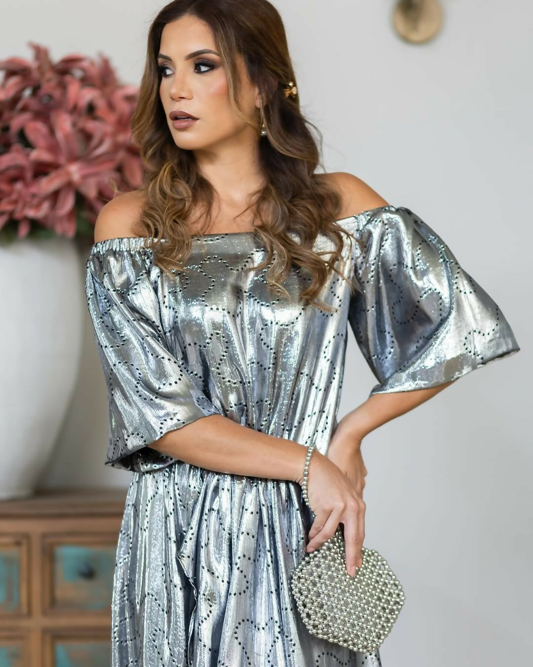 Vestido Metalizado - Colección 2023